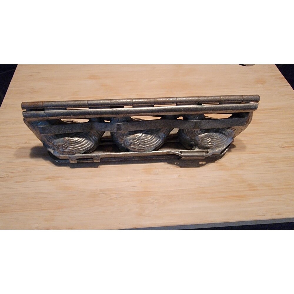 Pewter Chicken Chocolate Mold
